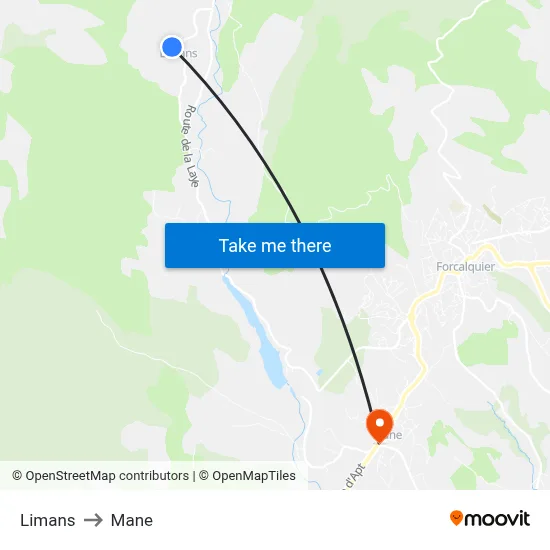 Limans to Mane map