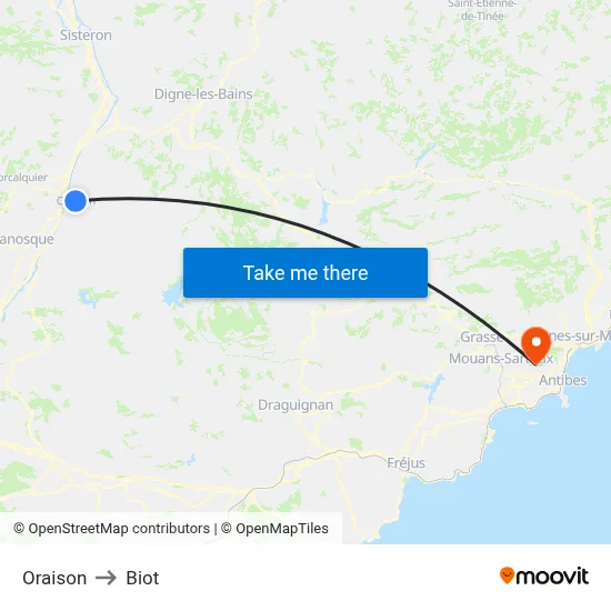 Oraison to Biot map
