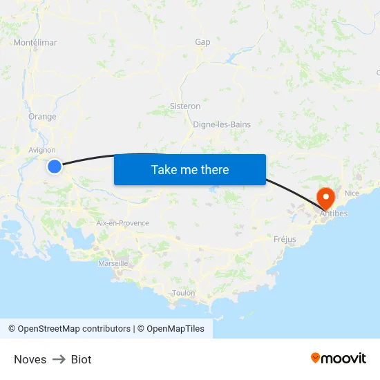 Noves to Biot map