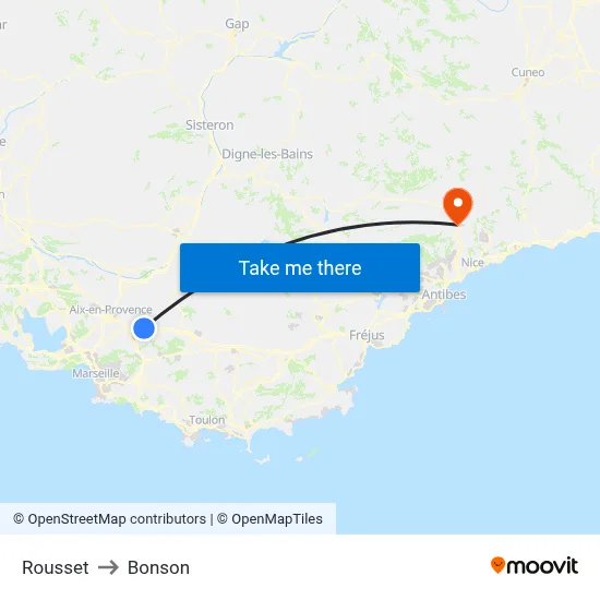 Rousset to Bonson map