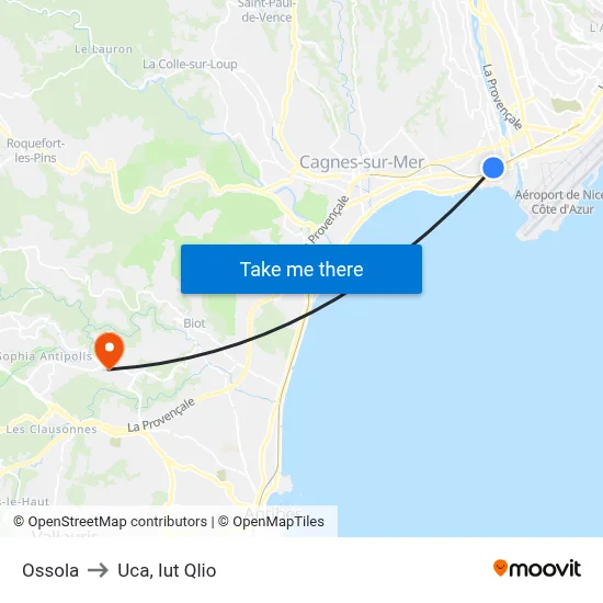 Ossola to Uca, Iut Qlio map
