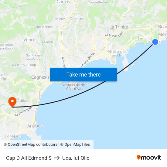 Cap D Ail Edmond S to Uca, Iut Qlio map