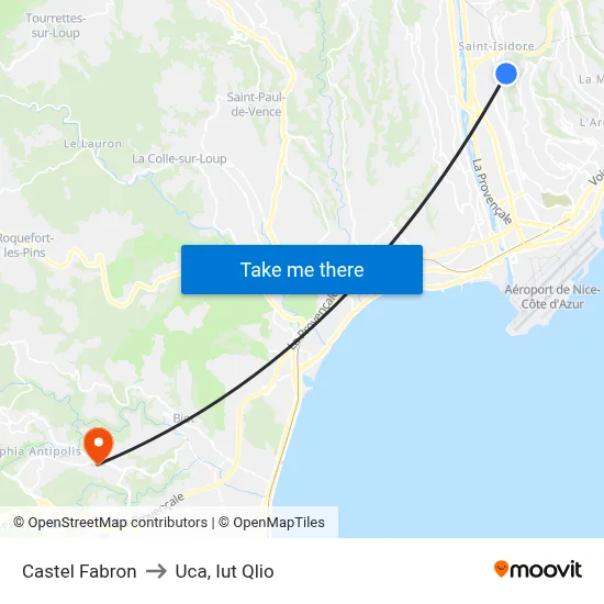Castel Fabron to Uca, Iut Qlio map
