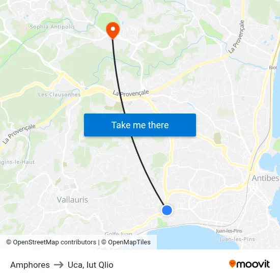 Amphores to Uca, Iut Qlio map