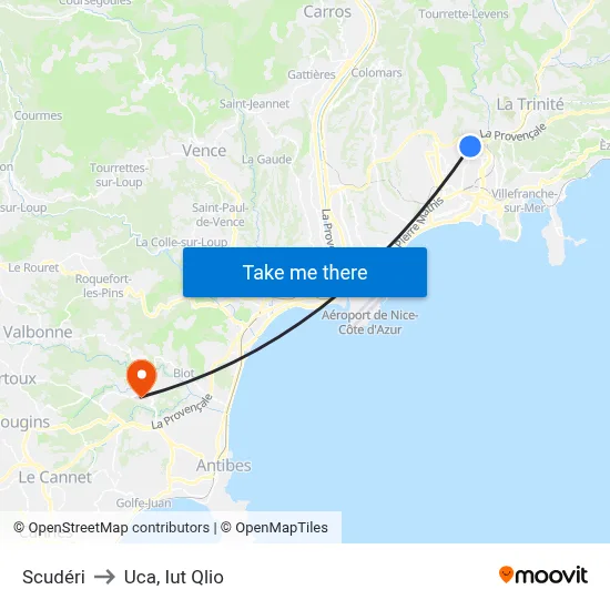 Scudéri to Uca, Iut Qlio map