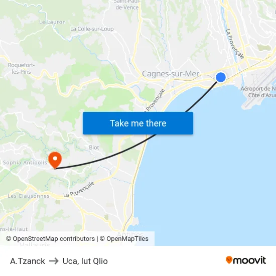 A.Tzanck to Uca, Iut Qlio map
