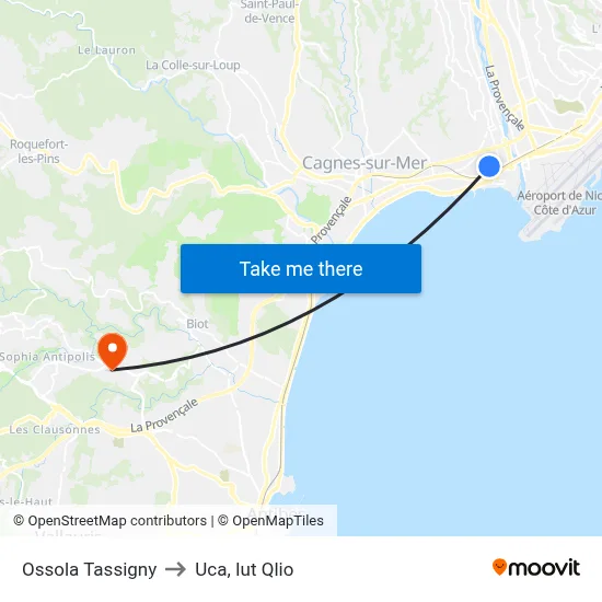 Ossola Tassigny to Uca, Iut Qlio map