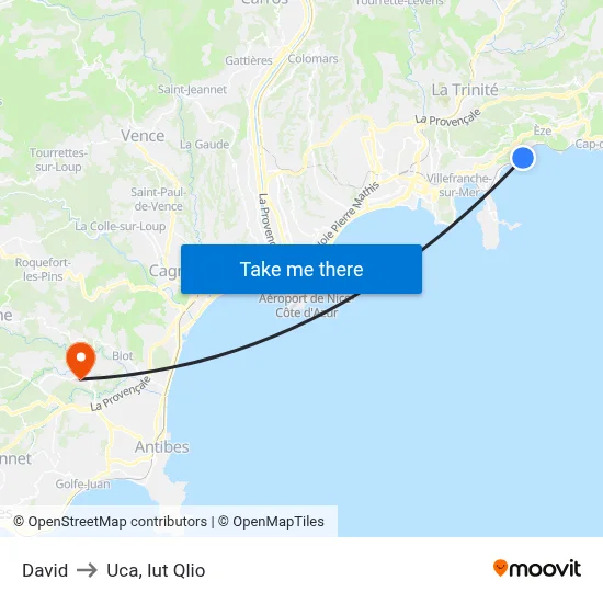 David to Uca, Iut Qlio map