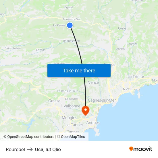 Rourebel to Uca, Iut Qlio map