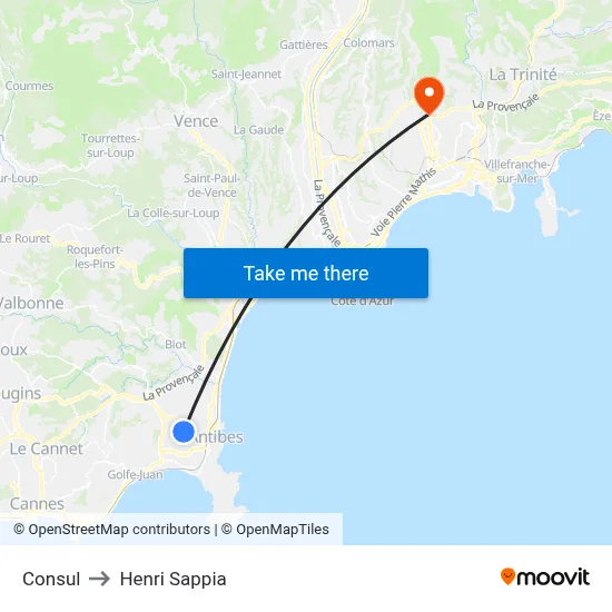 Consul to Henri Sappia map
