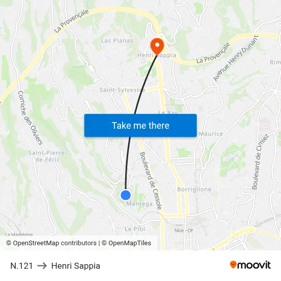 N.121 to Henri Sappia map