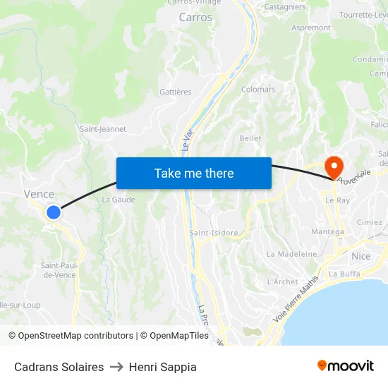 Cadrans Solaires to Henri Sappia map