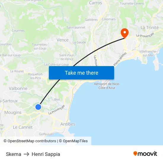 Skema to Henri Sappia map