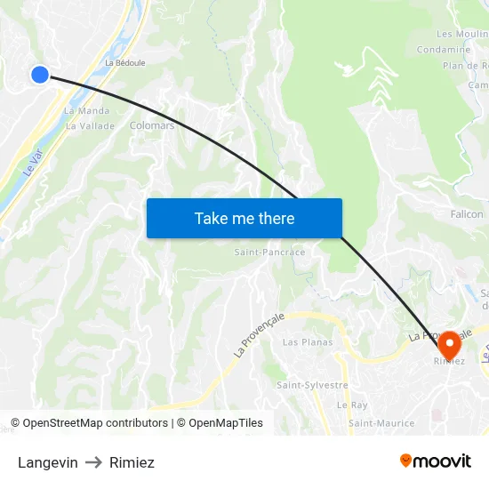 Langevin to Rimiez map