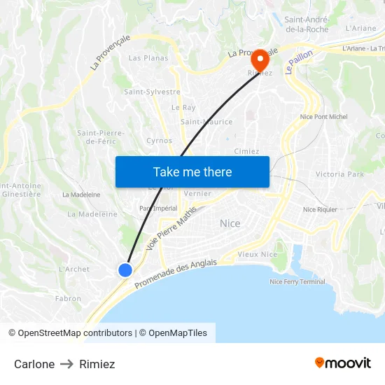 Carlone to Rimiez map