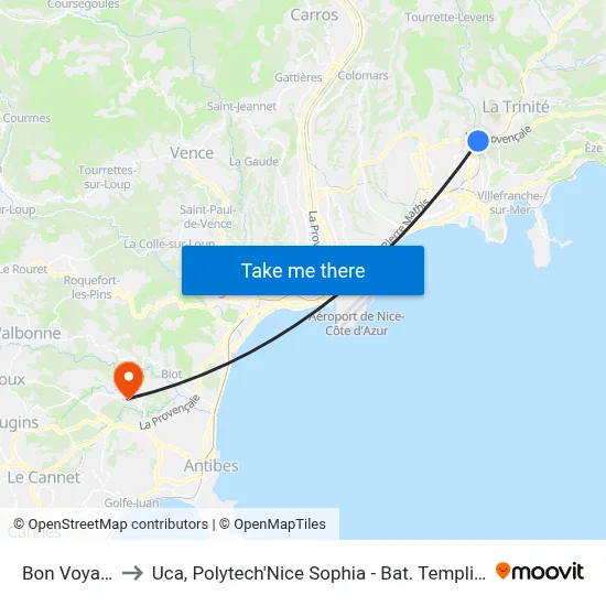 Bon Voyage to Uca, Polytech'Nice Sophia - Bat. Templiers 1 map