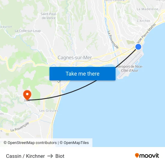 Cassin / Kirchner to Biot map