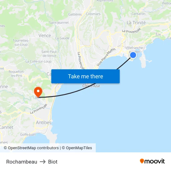 Rochambeau to Biot map