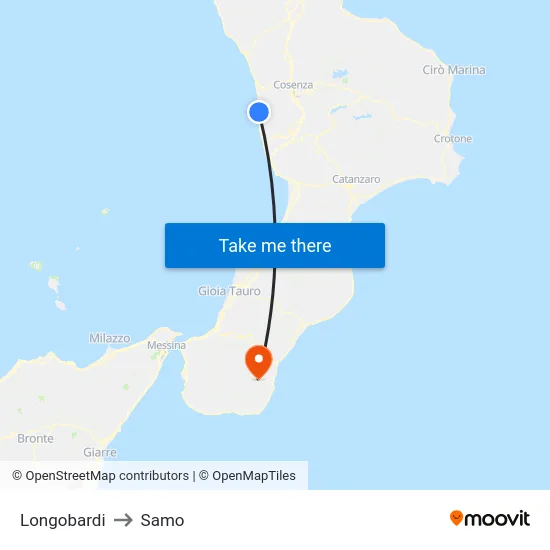 Longobardi to Samo map