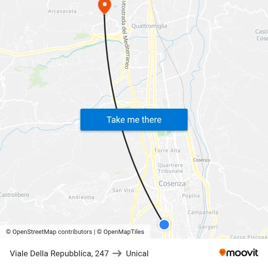 Republic Avenue, 247 to Unical map