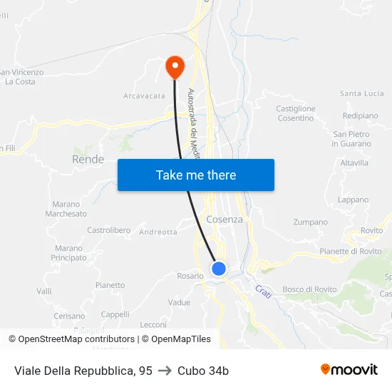 Republic Avenue, 95 to Cubo 34b map
