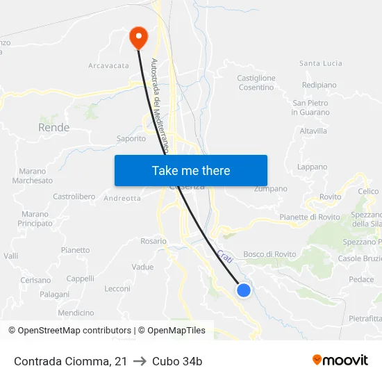 Ciomma District, 21 to Cubo 34b map