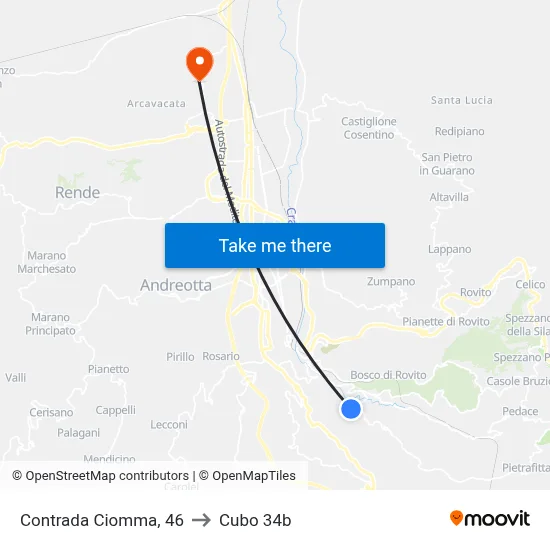 Ciomma District, 46 to Cubo 34b map