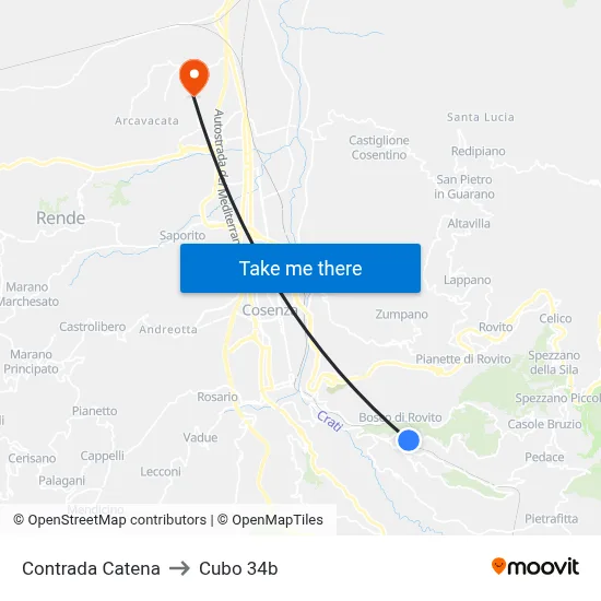 Catena District to Cubo 34b map