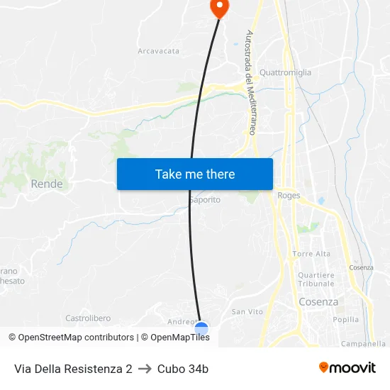 Resistance Street 2 to Cubo 34b map