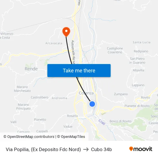 Popilia Street (Ex FDC North Depot) to Cubo 34b map