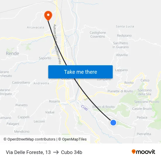 Forest Street, 13 to Cubo 34b map