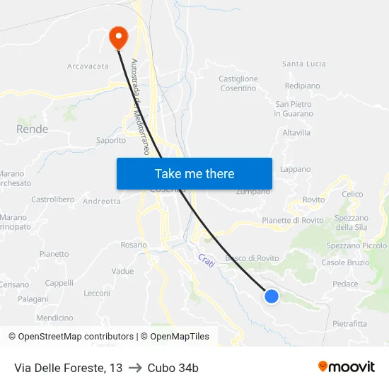 Forest Street, 13 to Cubo 34b map