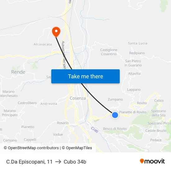 Episcopani District, 11 to Cubo 34b map