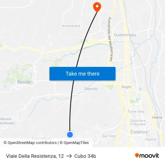 Resistance Avenue, 12 to Cubo 34b map