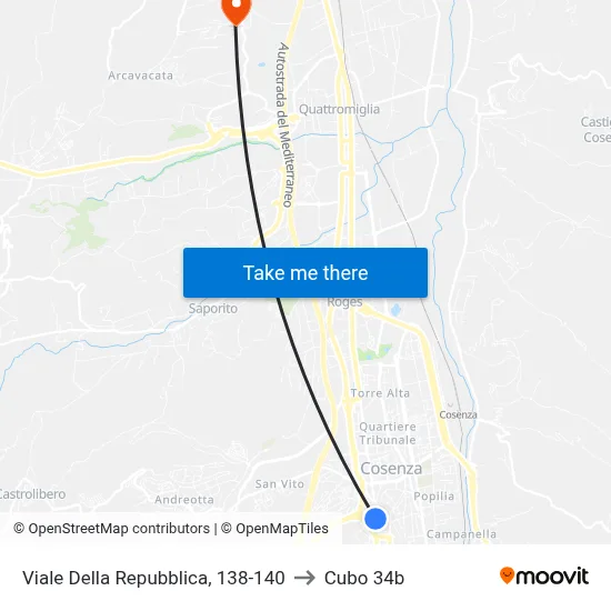 Republic Avenue, 138-140 to Cubo 34b map
