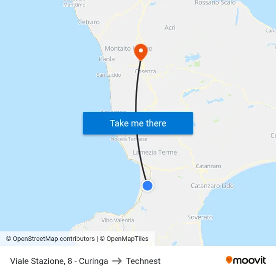 Station Avenue, 8 - Curinga to Technest map