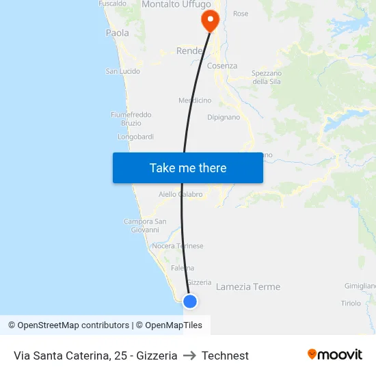 Santa Caterina Street, 25 - Gizzeria to Technest map