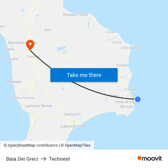 Bay of Greeks to Technest map