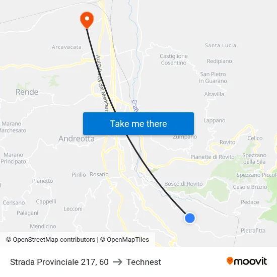 Provincial Road 217, 60 to Technest map