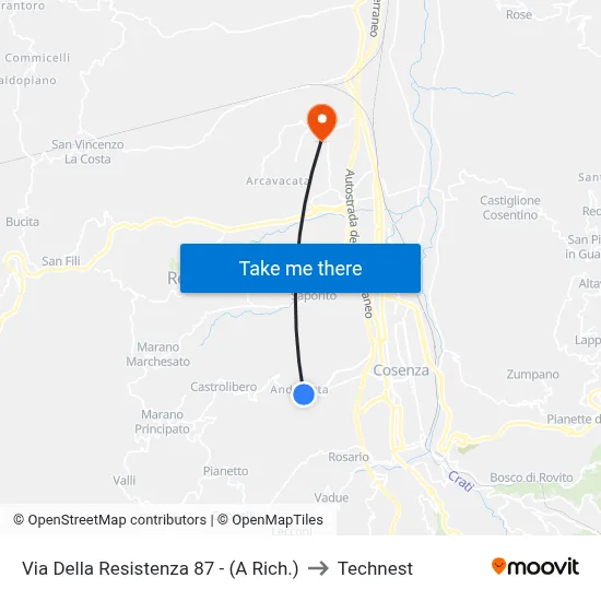 Resistance Street 87 - (On Request) to Technest map