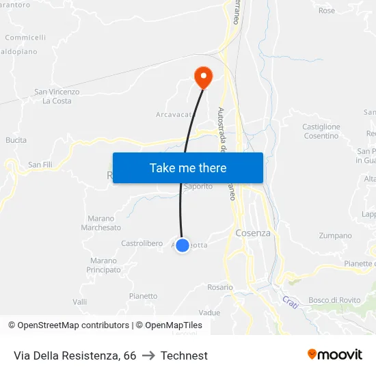 Resistance Street, 66 to Technest map