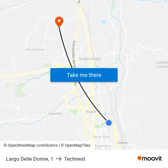 Women's Square, 1 to Technest map