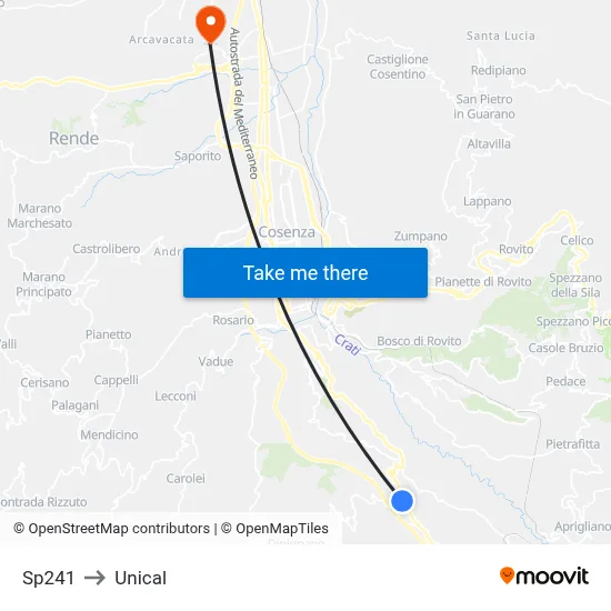 Sp241 to Unical map
