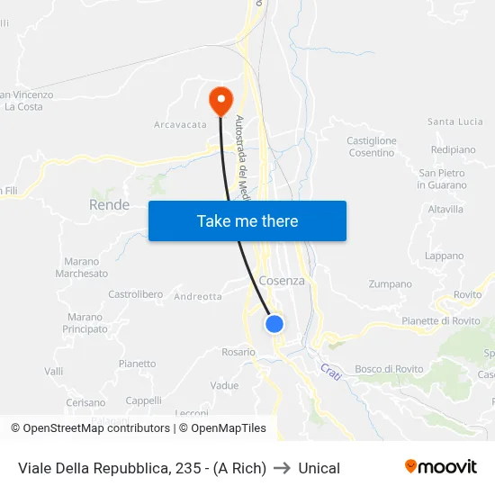 Republic Avenue, 235 - (On Request) to Unical map