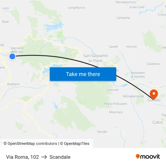 Roma Street, 102 to Scandale map