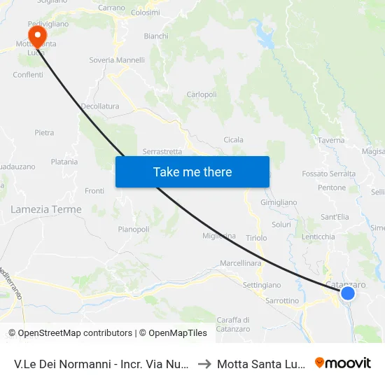 Norman Avenue - New Road Intersection to Motta Santa Lucia map