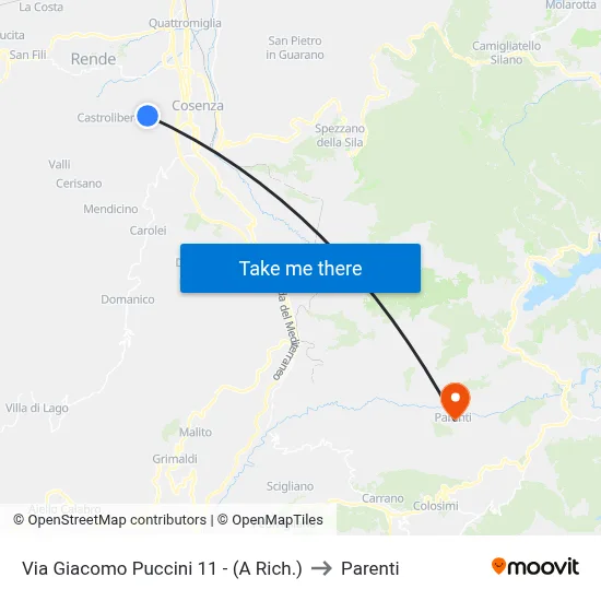 Giacomo Puccini Street 11 - (On Request) to Parenti map