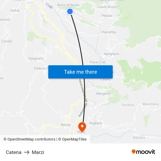 Chain to Marzi map