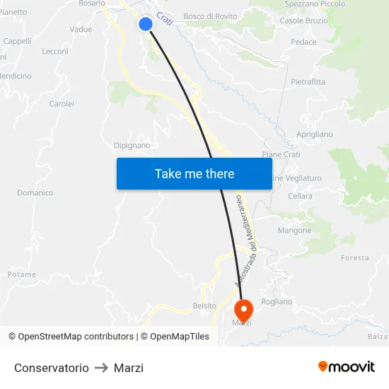 Conservatory to Marzi map