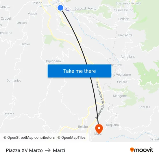 March 15th Square to Marzi map